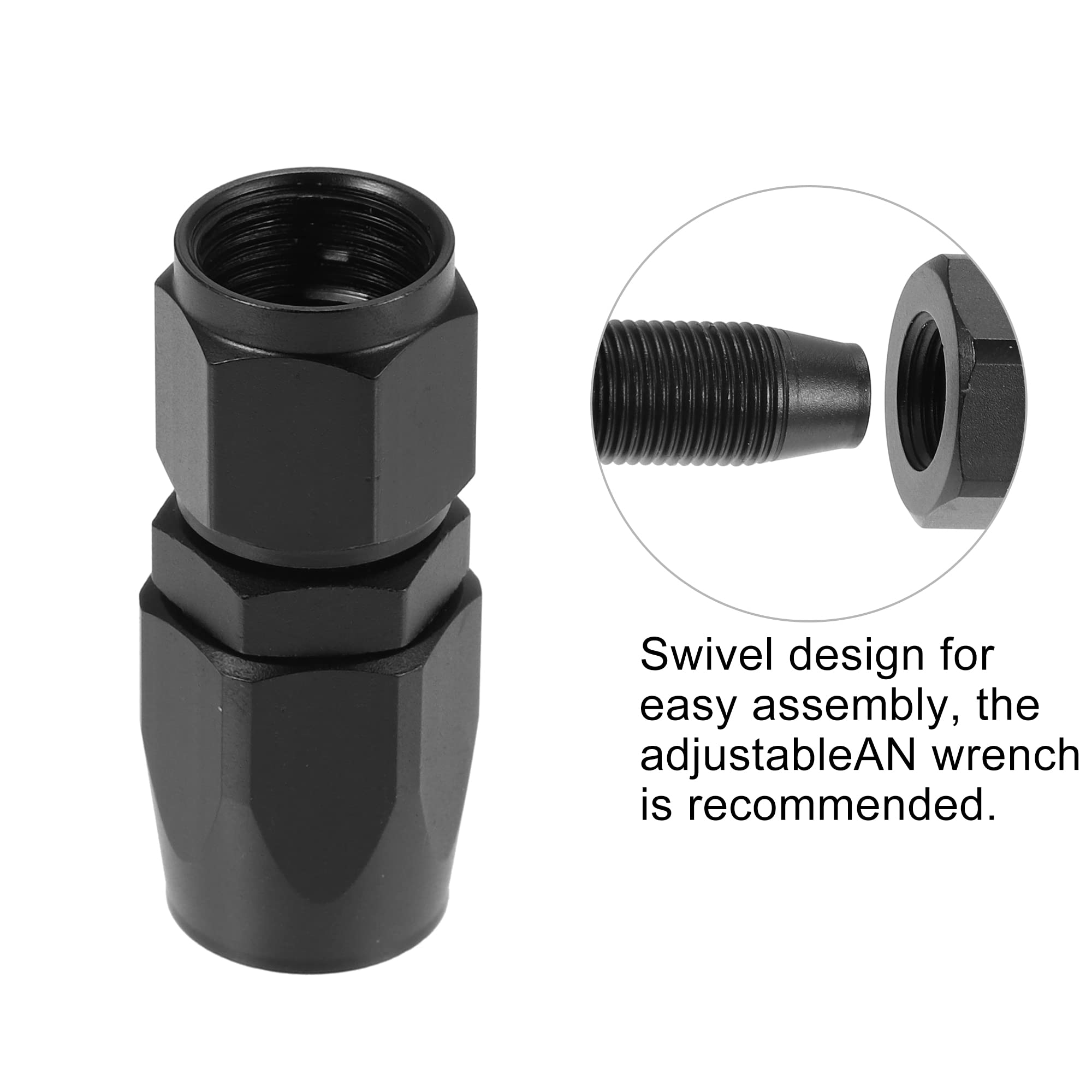 Amazon.co.jp: uxcell スイベルホースエンドフィッティングアダプタ