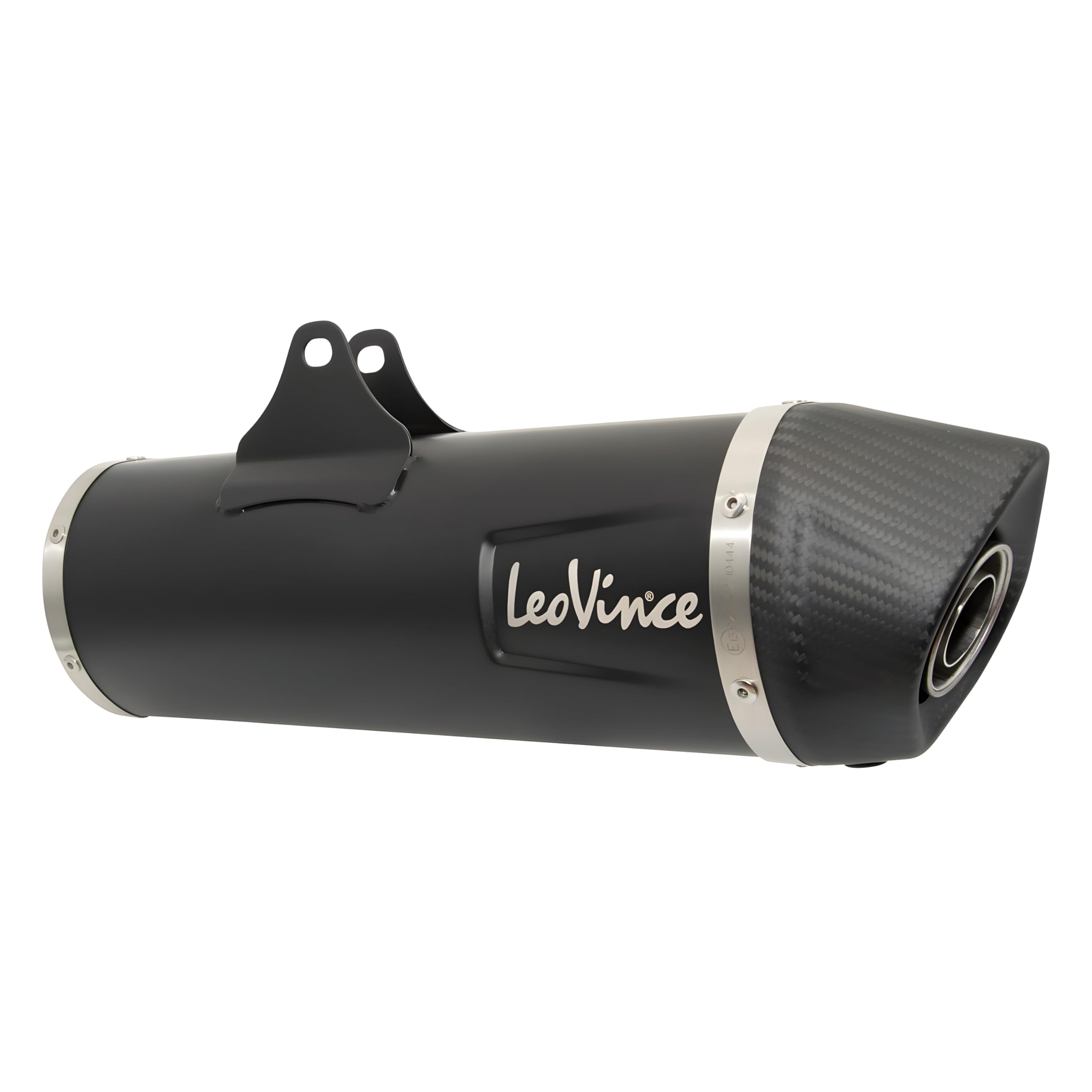 Tłumik końcowy część zamienna zestaw LeoVince układ wydechowy LV ONE S1044, czarny, 370 mm, lewy