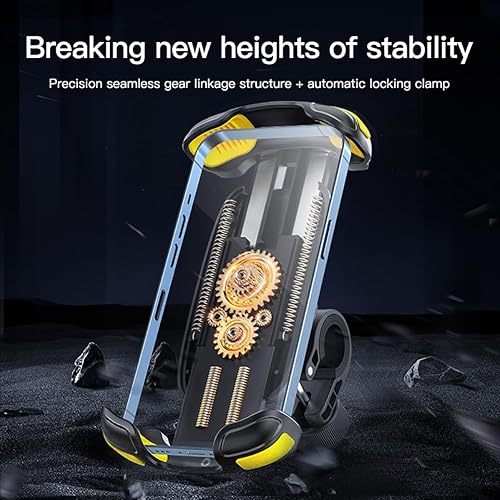 Miniatura 4 de Soporte para teléfono de motocicleta  Soporte para teléfono de bicicleta  Abrazadera para manillar de motocicleta, clip de teléfono celular para