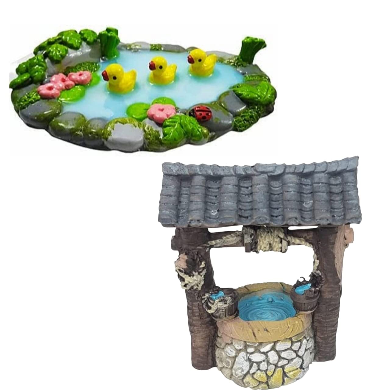 See full amazon price history chart for Wonderful Fairy Garden Decoration Accessories Home Decor Items Miniatures Wells and Ponds (Multicolor New Duck Pond with New Well) Wonderful Fairy Garden Decoration Accessories Home Decor Items Miniatures Wells and Ponds (Multicolor New Duck Pond with New Well) (B0BVBPWBMX) Amazon Price History, Amazon Price Tracker