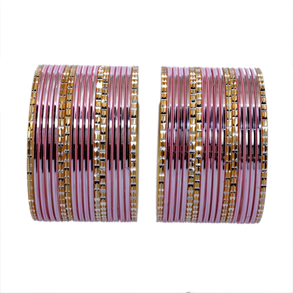 Base Metal Cutting Plane Bangles Set Pack Of 36 Bangles Set