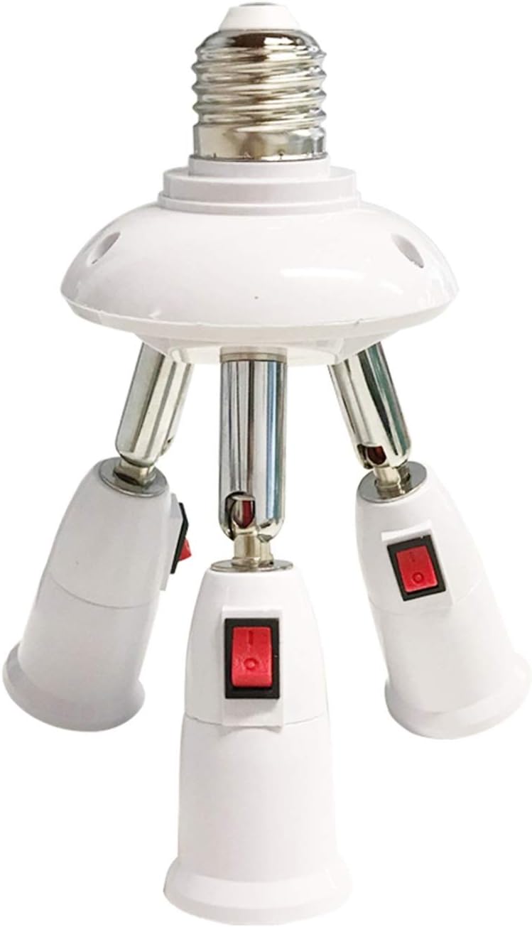 Bulb Base 360 Degree Adjustable Lamp Stand Adapter E27 Base Socket LED