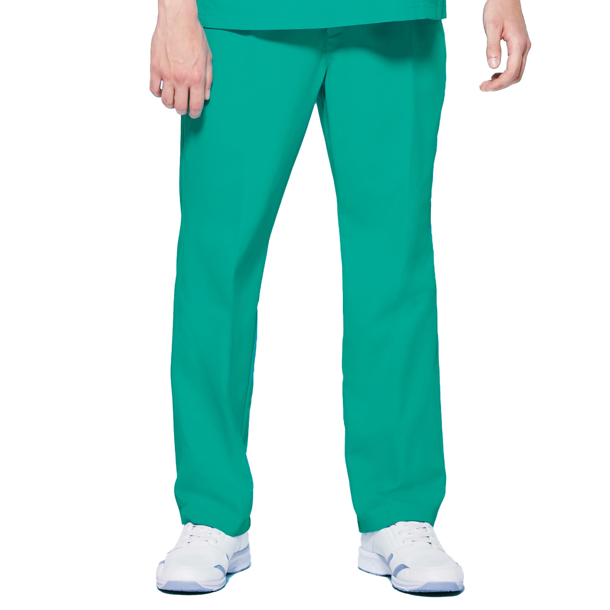 (ミズノ)MIZUNO 男女兼用スクラブパンツ【制電/制菌/透防止】 MZ0019 C-62 エメラルドグリーン SS