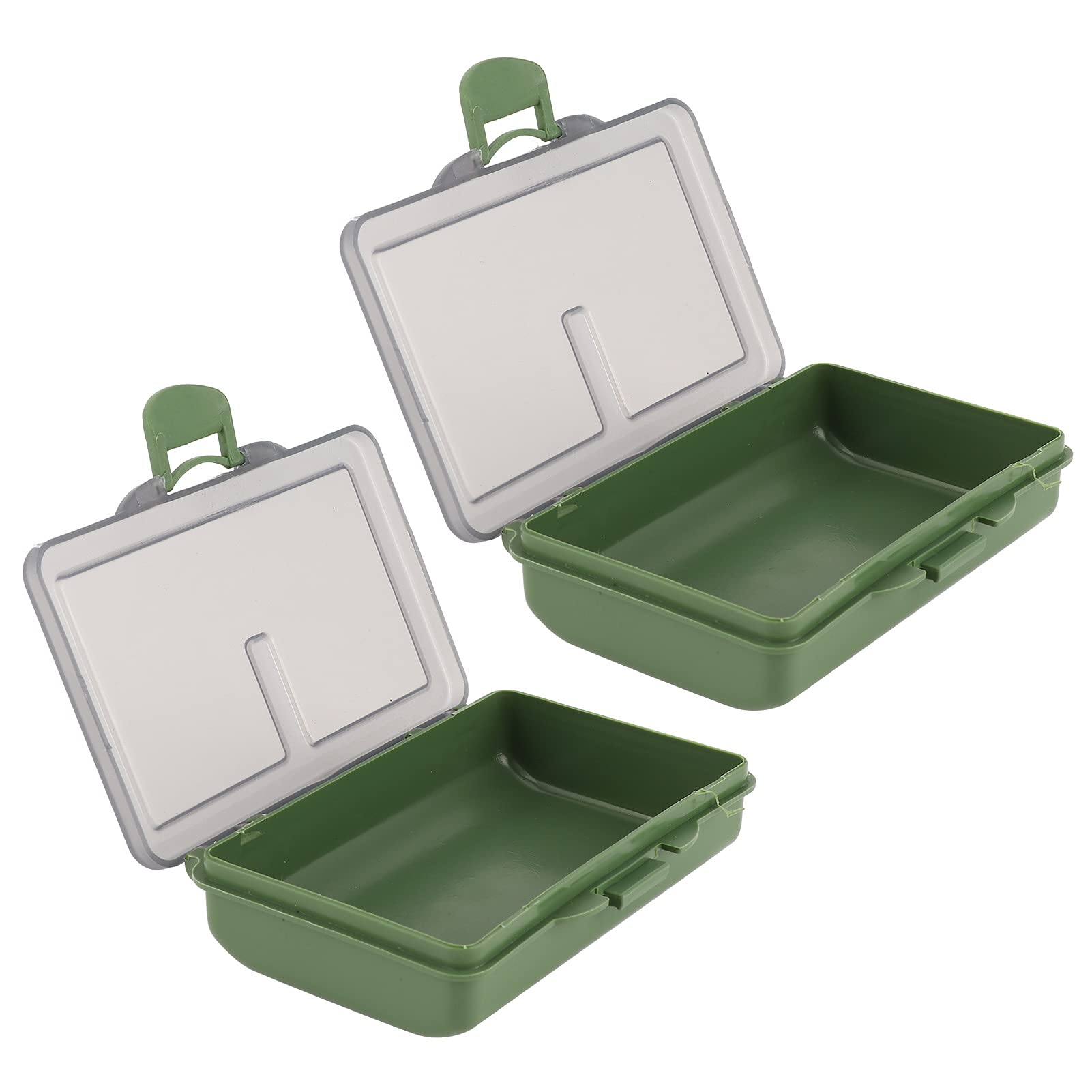 Mini Storage Box, Lightweight Practical Carp Fishing Tackle Box Fishing Tackle Accessories Pack of 2 for Fishing Bait