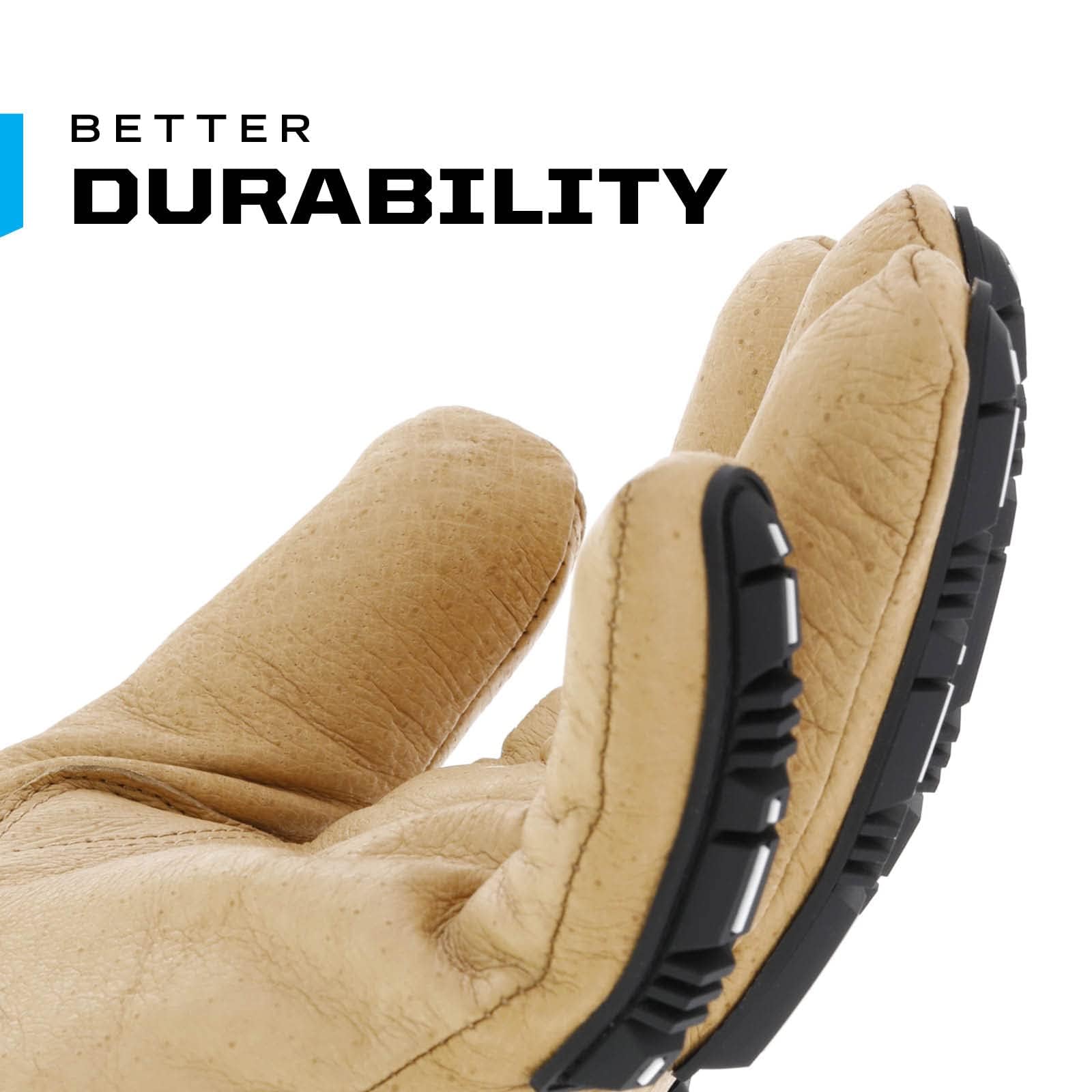 Guanti Mechanix Wear DuraHide M-Pact Driver F9-360 – Taglia XL, Protezione Tagli ANSI A9, Palmo DuraHide E Nocche TPR