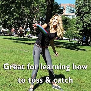 Funsparks Easy Disk – Soft Catch Flying Disc – Easy to Learn and Play Disc Toss for Indoors or Outdoor Games for Kids, Beginners or Advanced Ultimate Flying Disc Game