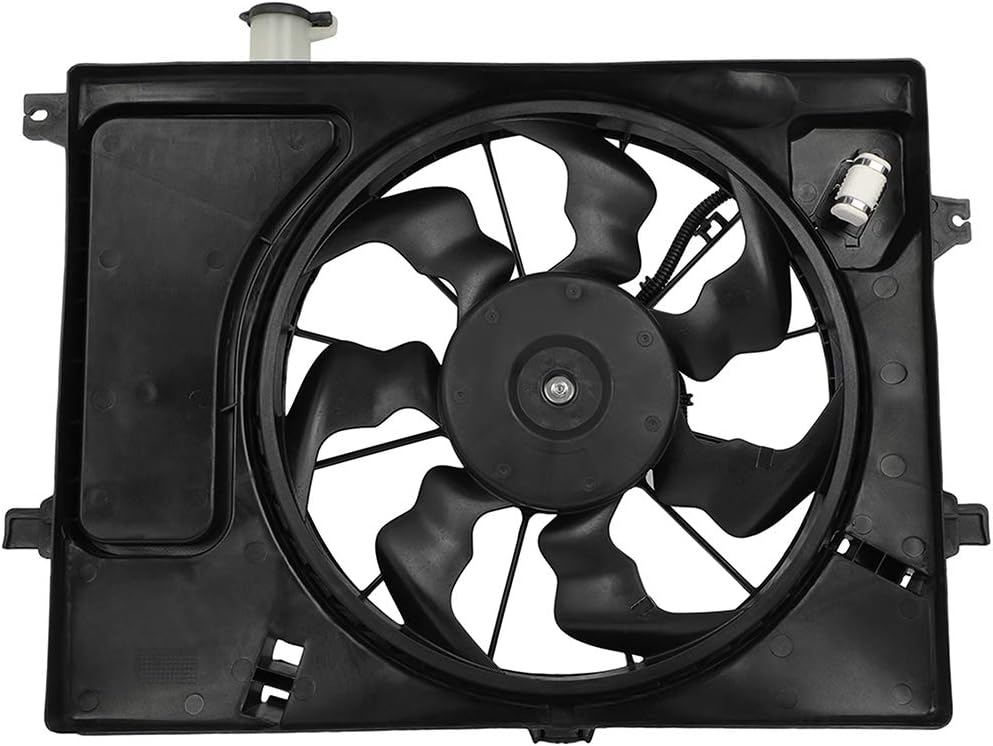 SCITOO Engine Radiator Condenser Cooling Fan Assembly Compatible with Hyundai & for Kia Models, for Elantra 2011-2013, Forte 2014, Forte for Koup 2014, forte5 2014, 621-528 622580