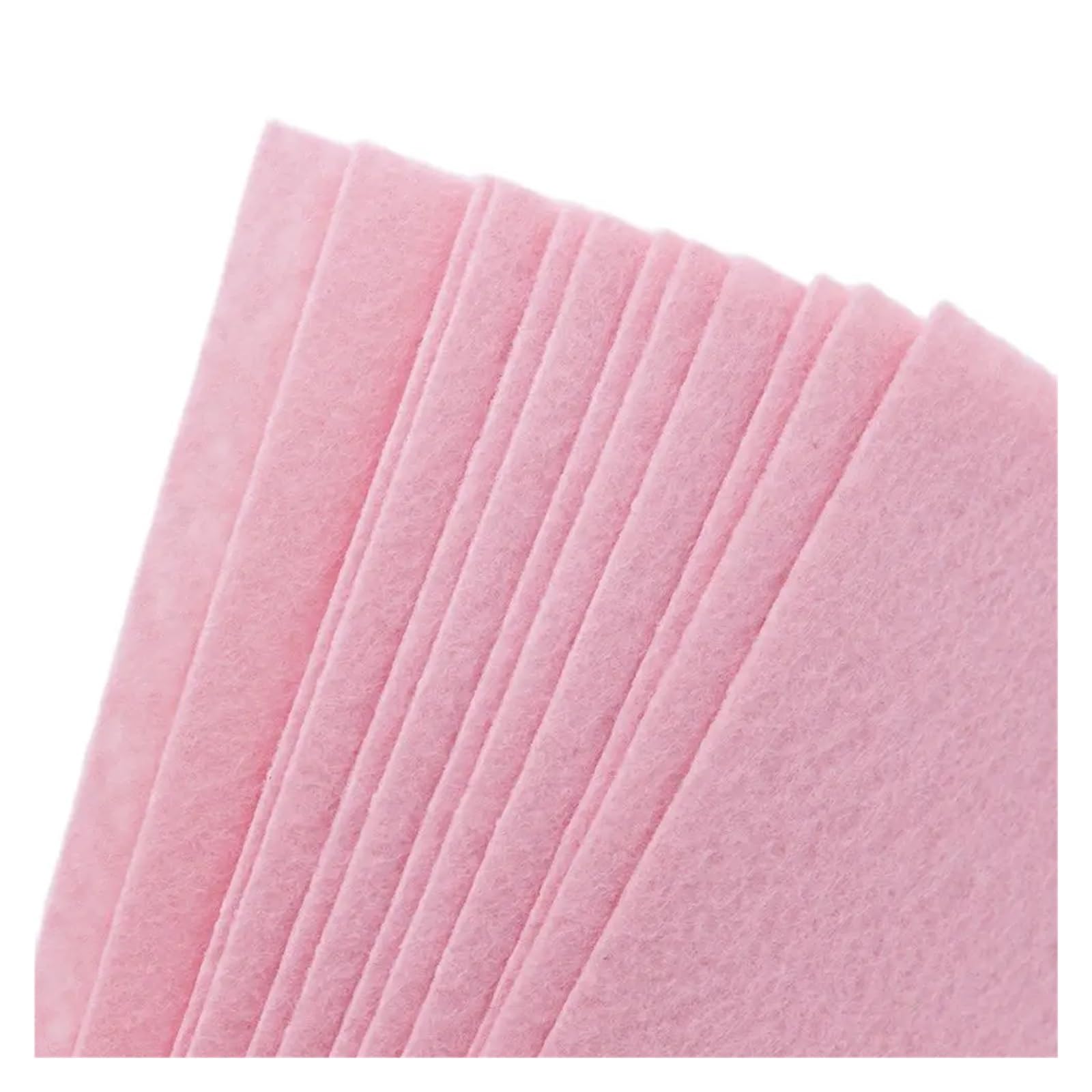 Bastelfilz Filz Rosa DIY-Bastelfilzstoff aus Vliesstoff, einfarbiges Polyestergewebe, for Nähen von und zur Dekoration Wohnräumen für DIY Handwerk