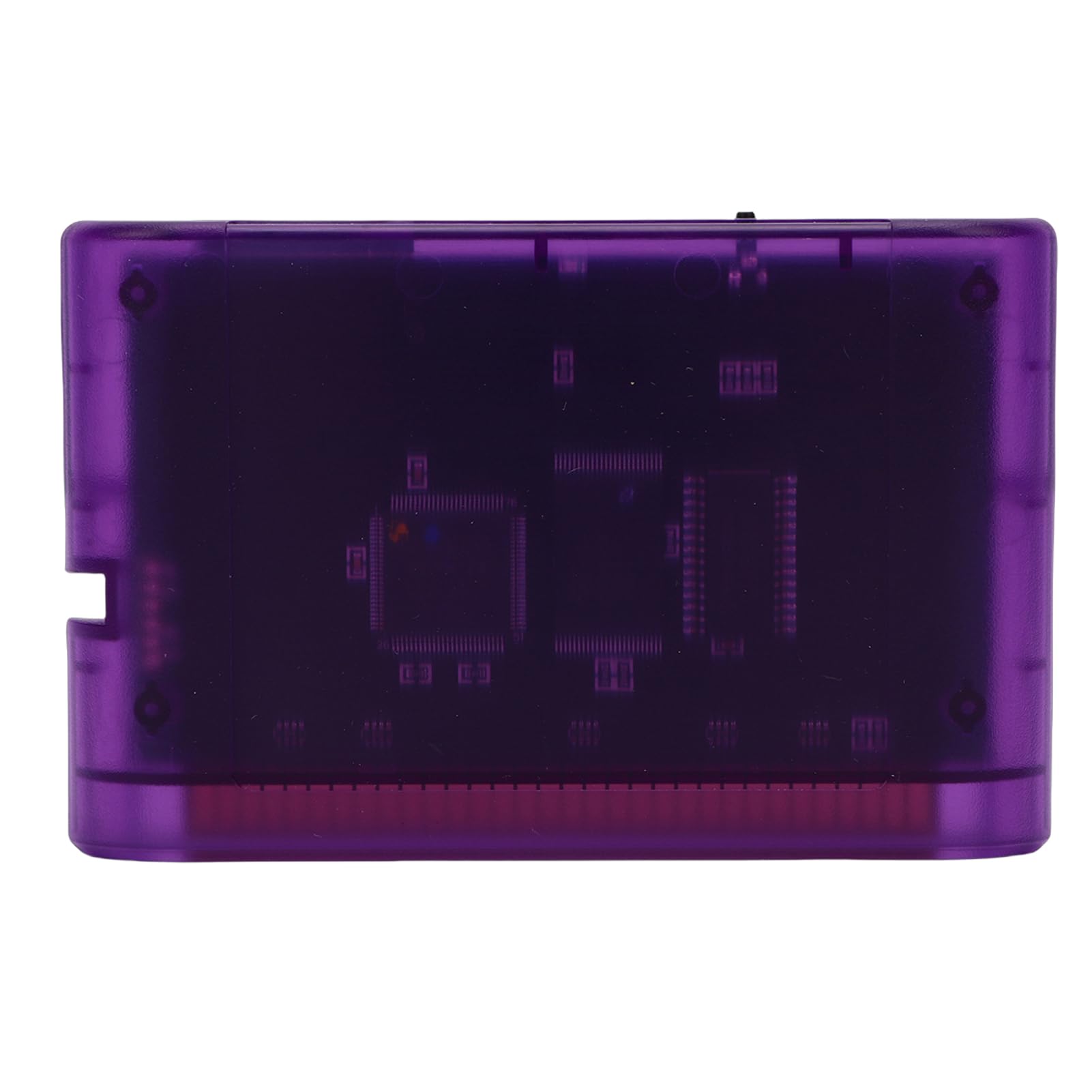 Generic Cartouche de Jeu Multifonctionnelle 4000-en-1, pour Console de Jeu MD2, avec Carte Mémoire de 8 Go, pour les Amateurs de Jeux (Violet transparent)