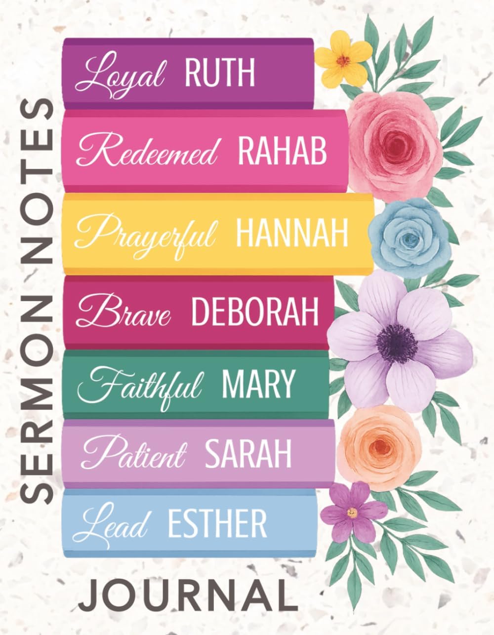 Sermon Notes: Church Sermon Journal | Sermon Notebook | Christian Sermon Notes Journal to Record and Remember Sunday Sermon Messages | Christian Gifts for Women | Spiritual Keepsake (Virtue in Bloom)