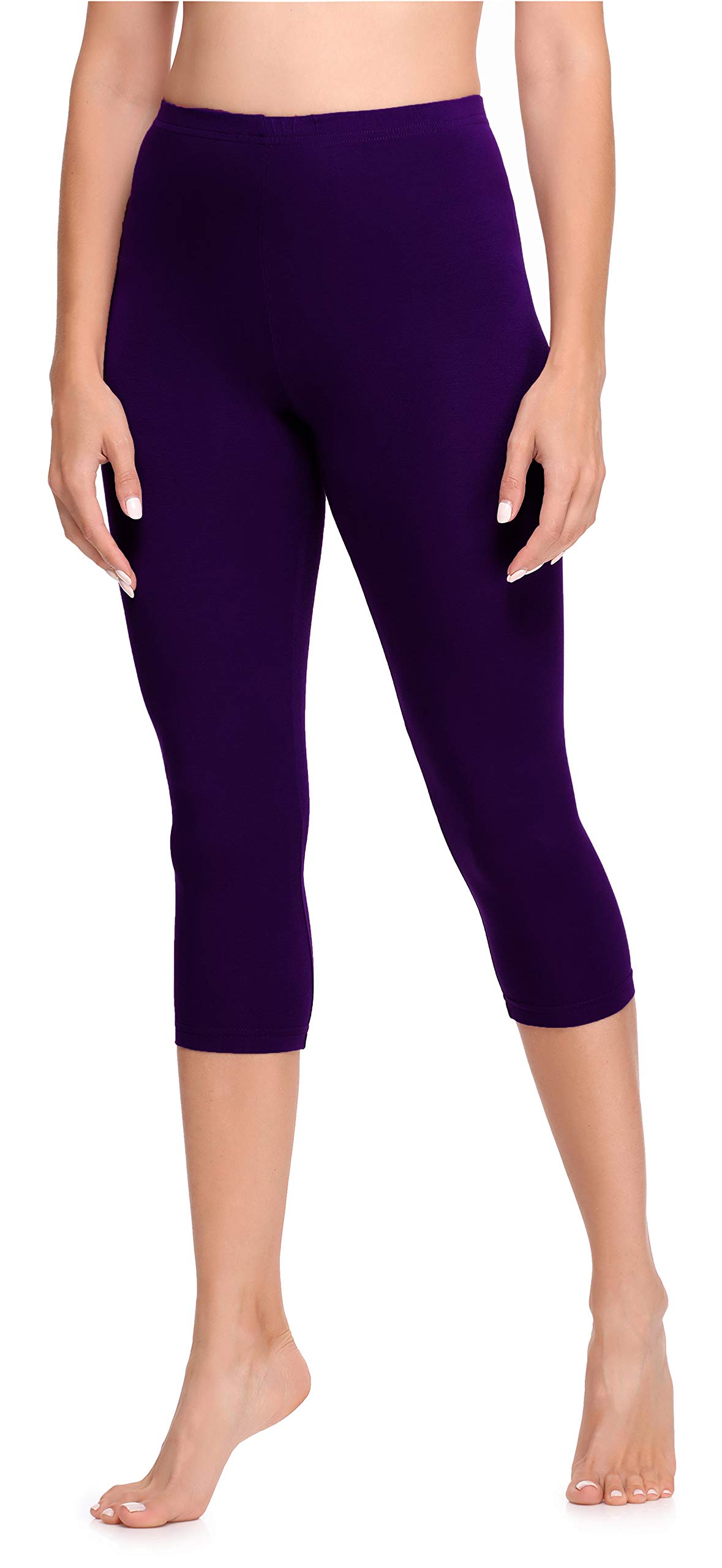 Ladeheid Damen Leggings 3/4 aus Viskose LA40-202