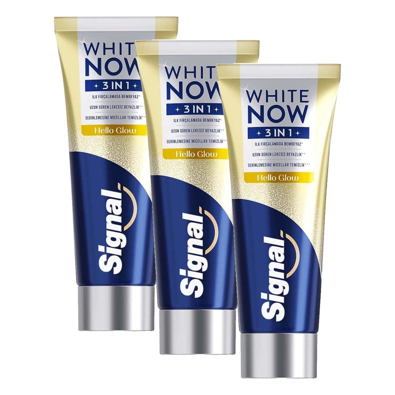 Signal White Now 3in1 Hello Glow Diş Macunu (3 paketi)