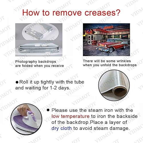 Miniatura 5 de Fondo de comedor Rock Roll de los años 50 de los años 50 para coche, retro, nostalgia, fotografía, fondo de fotografía de 9 x 6 pies, accesorios de