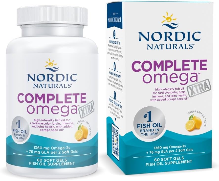 Nordic Naturals Complete Omega Xtra, 60 Softgels