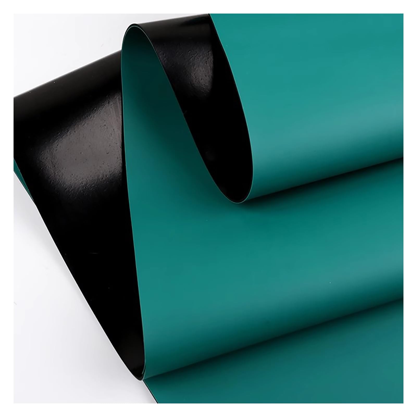 Foelanne One Color Large Silicone Soldering Mat, Green Esd Heat Rubber Soldering Mat Multiple Sizes(60X100cm/23.6X39.4in)