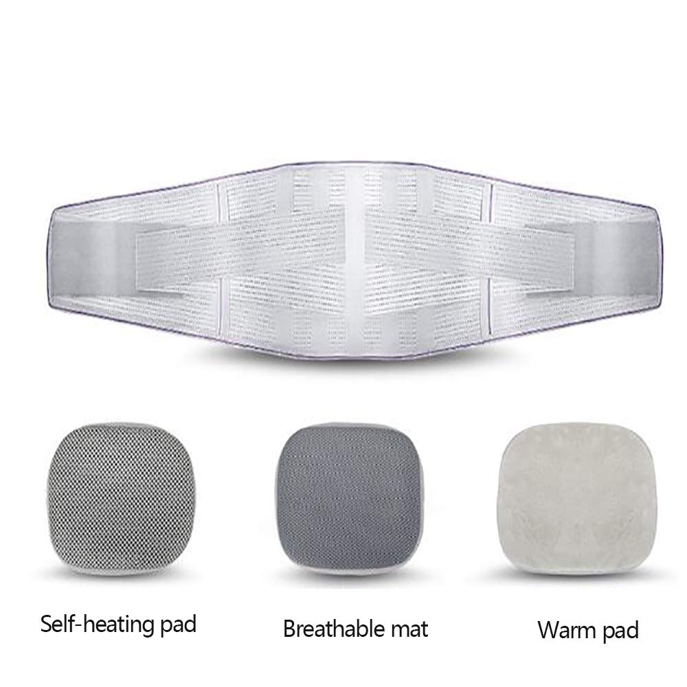 Faja Lumbar Fitness, cinturón de Soporte Lumbar, cinturón de compresión para Hombres y Mujeres, Alivio del Dolor de Espalda, Hernia de Disco, ciática, escoliosis y más,XXL