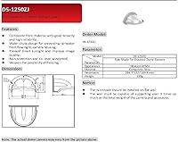 Vista 4 de SDS DS-1250ZJ - Cubierta universal para cámara exterior Nest/Ring/Arlo/Dome/Bullet (1 unidad, blanco)