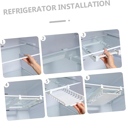 Vista 2 de Organizador de nevera, cajón organizador de nevera, accesorios para refrigerador