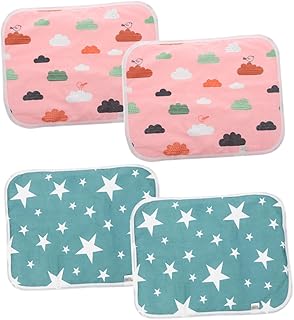 BESTOYARD 4 Peças Tapete De Xixi Para Animais De Estimação Almofadas De Xixi De Rato Fraldas De Coelho Respiráveis Forro De Bandeja De Hamster Almofadas De Xixi De Secagem Rápida