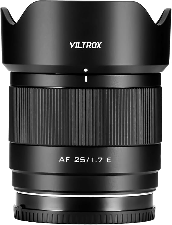 VILTROX 25mm f/1.7 APS-C Prime Lens for Sony E-Mount Compatible with Sony a6600, a6700, ZV-E10, A7C, A7II, A7III, A7RII/III/IV/V, A7SIII, FX30, FX3, A9, ZV-E1, A7CR