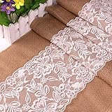 Amplia aplicación: el único límite de los usos para nuestro largo camino de mesa es tu imaginación. Úsalo para hacer tus días especiales aún más glamurosos y elegantes. Nuestro hermoso camino de mesa bordado es perfecto para aquellos hogares bien decorados, hoteles, restaurantes, bodas, fiestas de Navidad, jardines, tesoros de mesa e incluso para la decoración de sillas vintage.