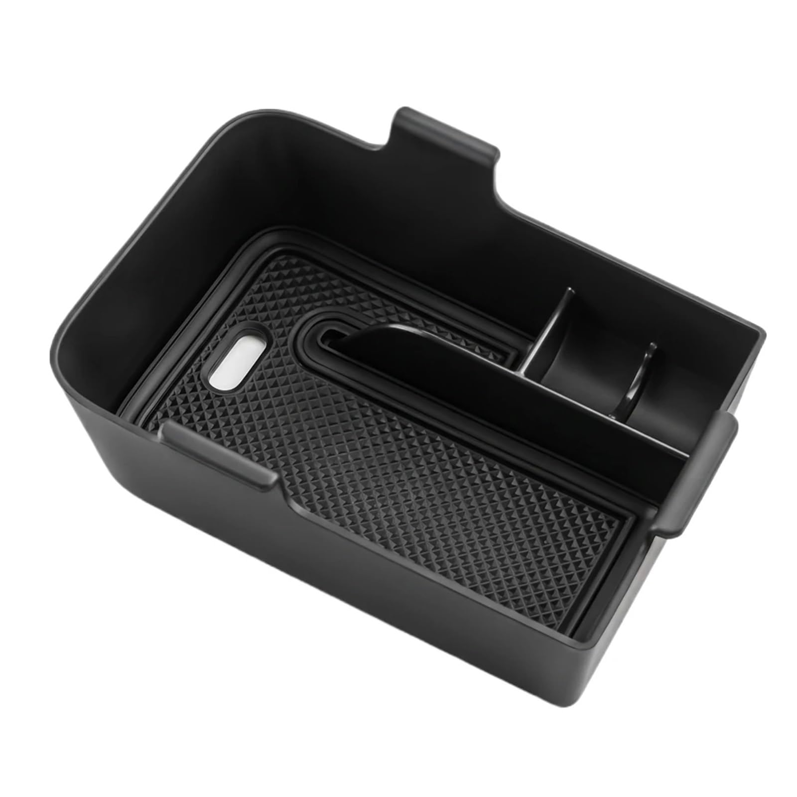 Sztmyvuw One Color Interior Storage Box Compatible With Puma For Fiesta Mk8 2017 2018-2024 Car Center Console Organizer Storage Interior Armrest Storage Box Auto Accessories