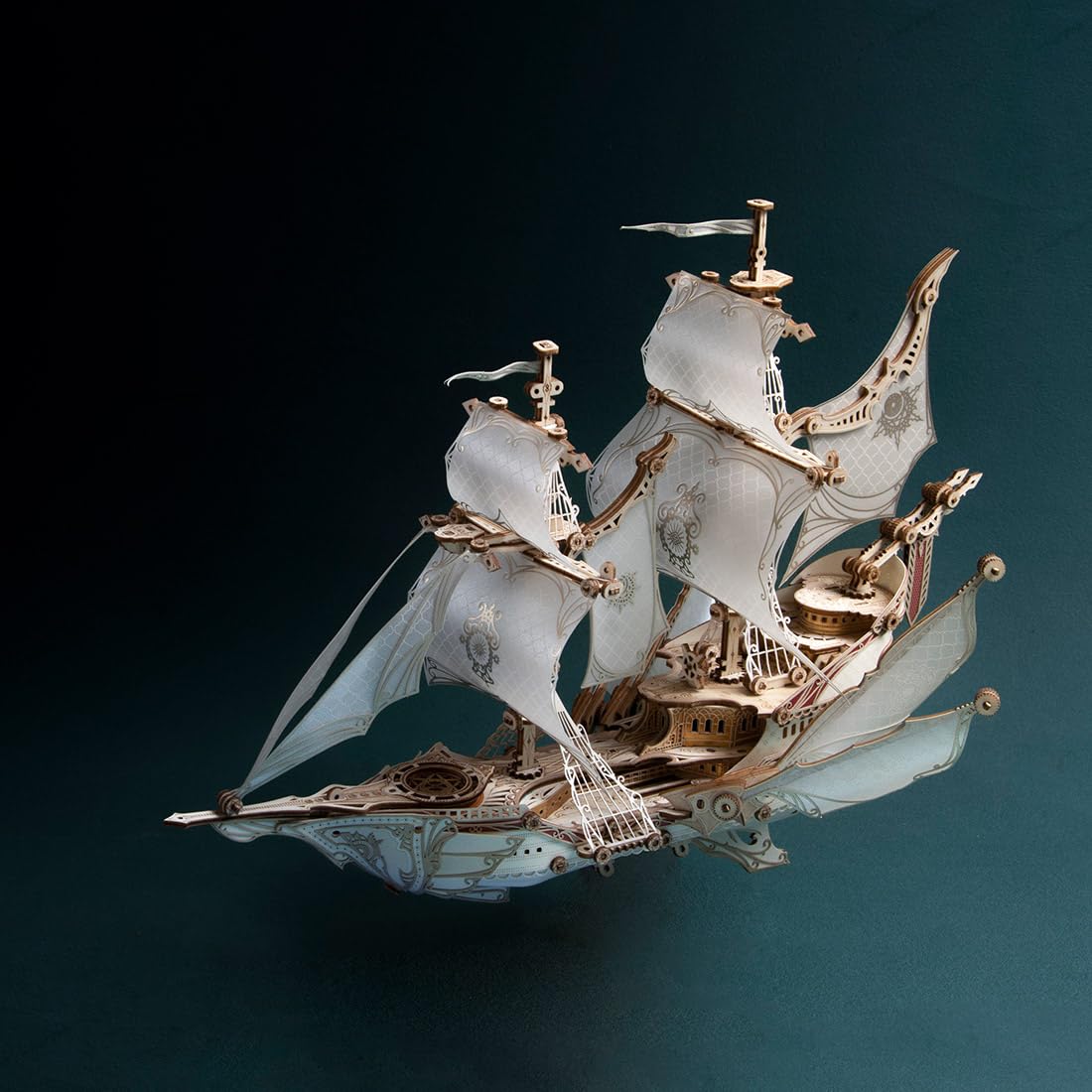 3D Holzpuzzle Piratenschiff Modell – Segelschiff Bausatz, Abenteuer, Wohnkultur Dekoration, kreatives Geschenk für Erwachsene und Jugendliche