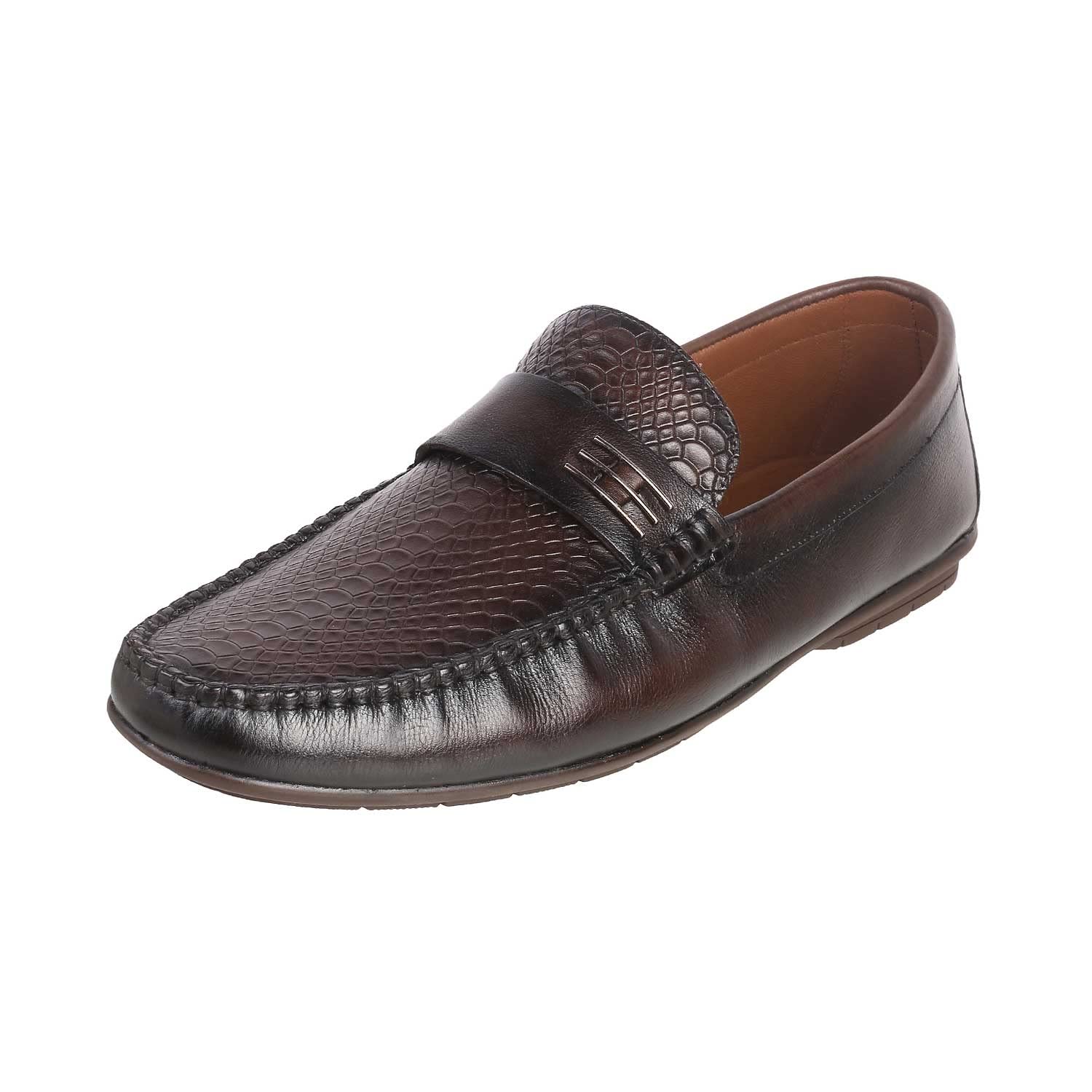 Mochi Mens Leather Brown Loafers (Size (10 UK (44 EU)) (B09SHWFSS8) Amazon Price History, Amazon Price Tracker