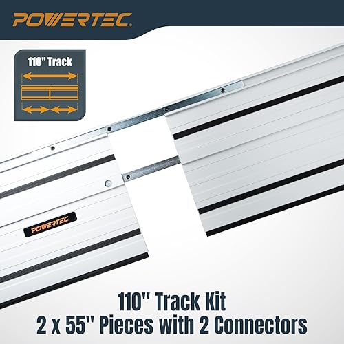 Miniatura 46 de POWERTEC 71411 60" Track Saw Guide Rail Bag for Festool, Makita, and DEWALT, W/Dual-Sided Padding for Secure Rail Placement