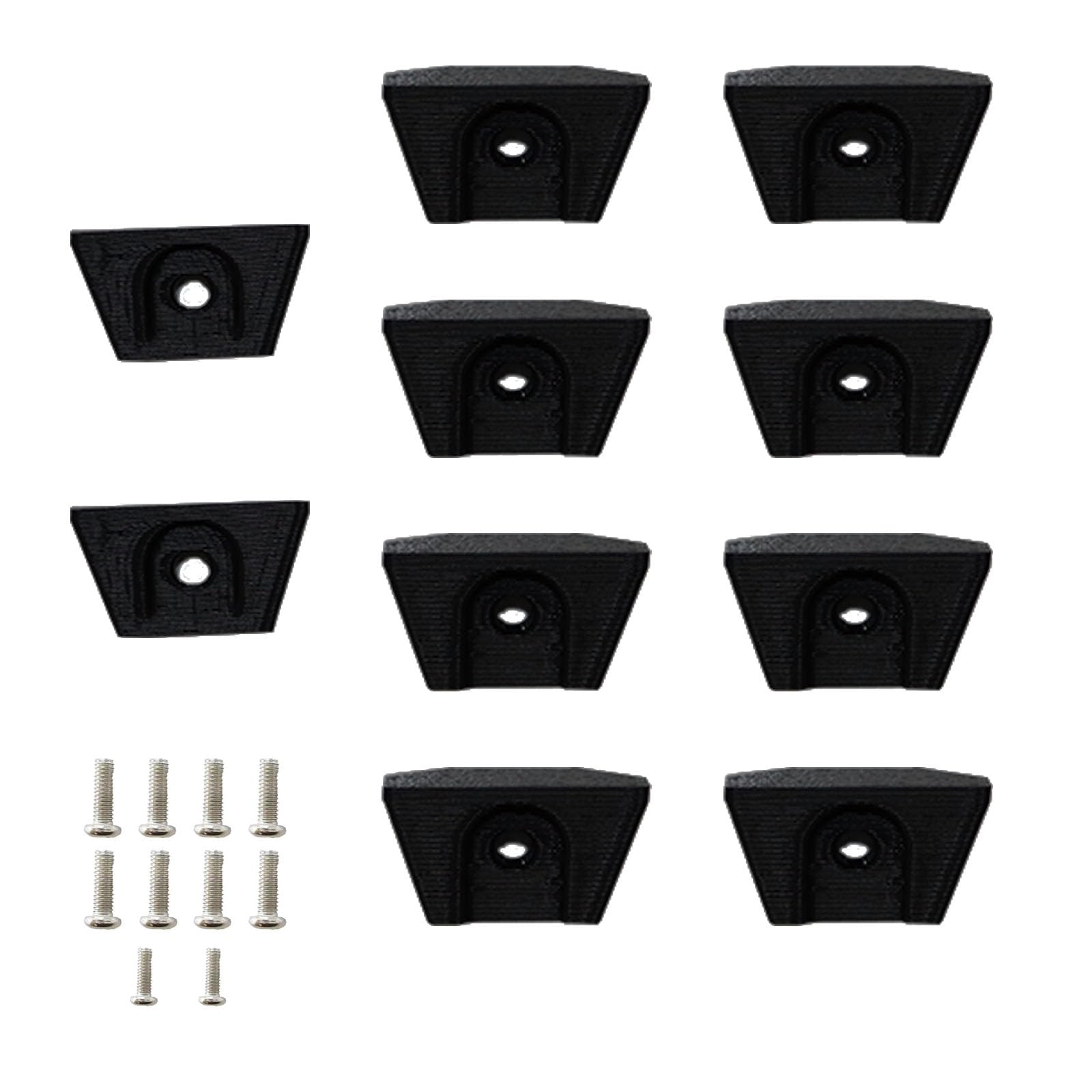 PIAOLGYI Shelf Bracket for IKEA Milsbo Indoor Greenhouse Cabinet,Accessories Compatible with IKEA Milsbo Glass Cabinet,Black(Not Include Shelves)