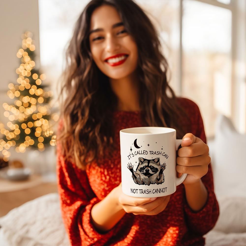 It's Called Trash Can Not Trash Cannot Coffee Mug - Office Mug - Coworker Birthday Gift for Him Her - Funny Raccoon Gift for Best Friend Boyfriend Girlfriend Husband Wife - Coworker Mugs 11OZ - Image 4