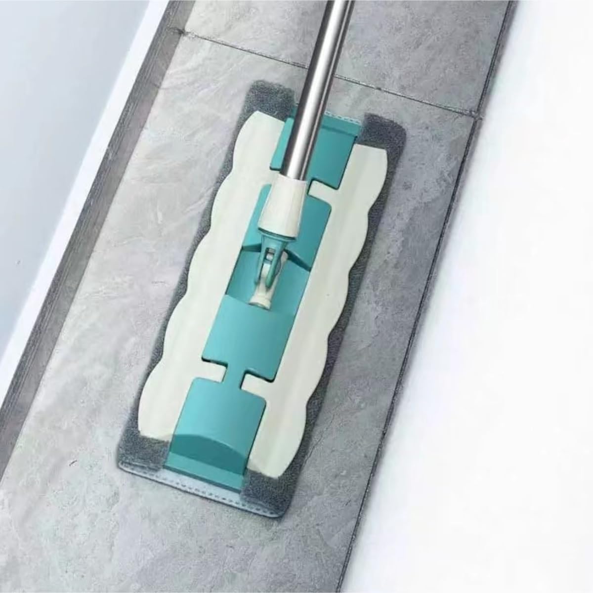 Mopa Mop Mopas Fregona Trapeador Plano Tipo Paño, Herramienta De Limpieza Doméstica Perezosa, Herramienta De Limpieza En Seco Y Húmedo Trapeador de Limpieza