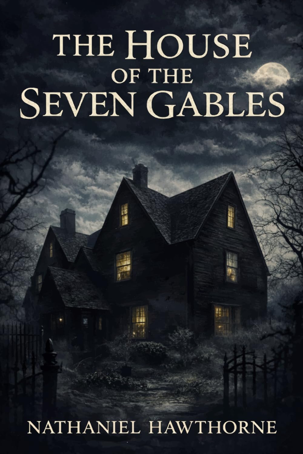 The House of the Seven Gables: American Gothic Classic Illustrated Book by Nathaniel Hawthorne