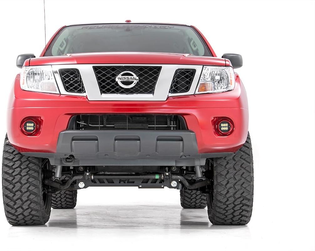 Rough Country 2" Black Series LED Fog Light Kit for 05-20 Frontier - 71023