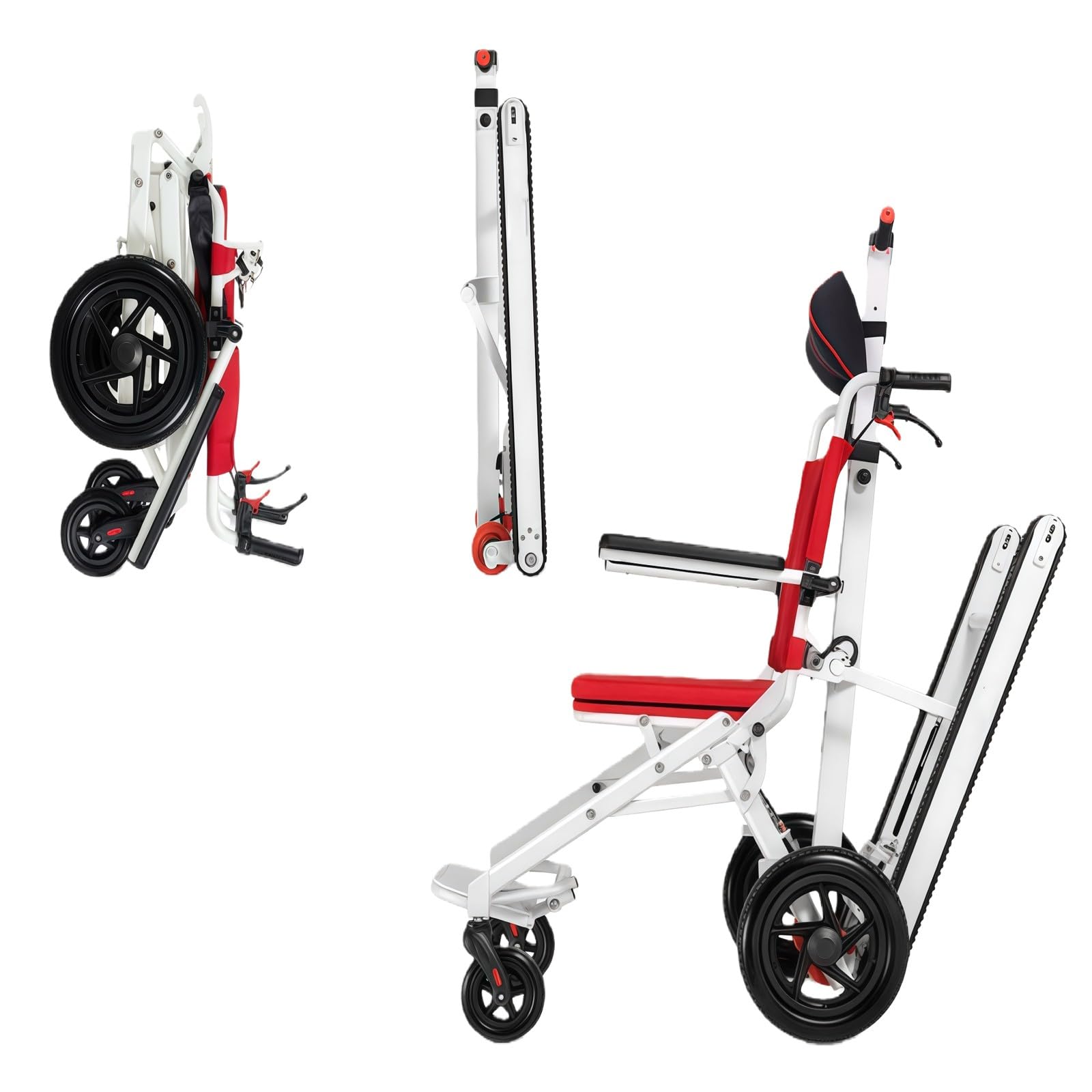 Elektrische Treppenlifte Für Rollstühle, Faltbarer, Leichter Treppenrollstuhl, Bis 150 Kg Mit Gummikette, Treppensteighilfe Für Senioren, Für Menschen Mit Behinderungen Und Ältere Menschen