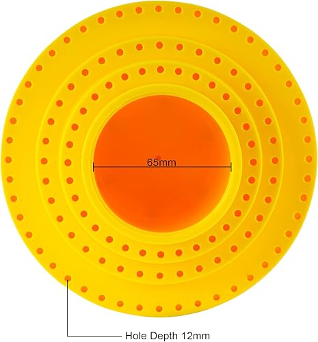 Miniatura 3 de DZQ Soporte giratorio de 116 agujeros, soporte de herramientas giratorio de 18 pulgadas de diámetro, soporte para taladro de mandril giratorio de