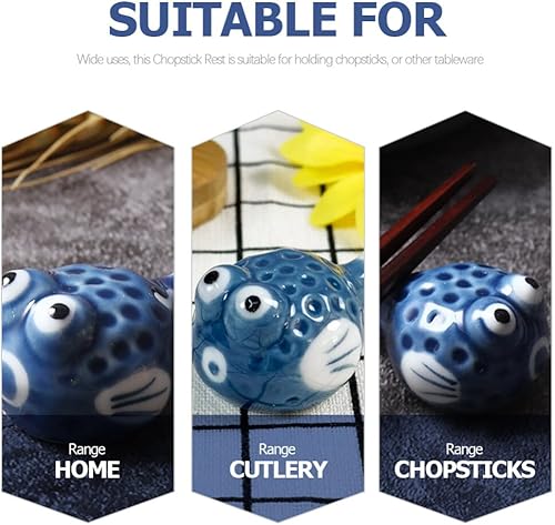 Miniatura 6 de Luxshiny 4 piezas de soporte para palillos japoneses, soporte para palillos japoneses, soporte para cucharas, palillos, estante de almacenamiento,