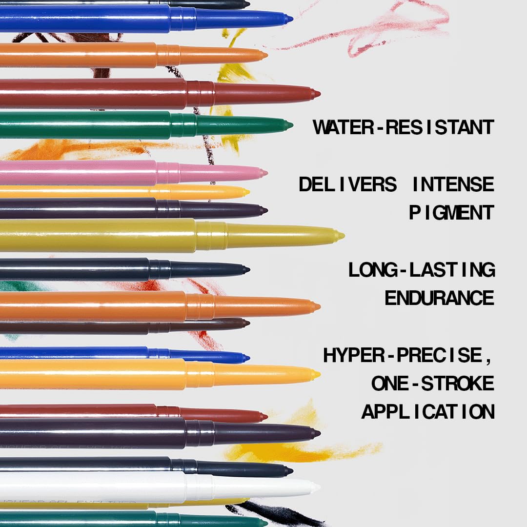 about-face Line Artist Longwear Gel Eyeliner Into The Void – High-Definition, Smudge-Proof, Waterproof, Matte Finish – Built-In Sharpener – Vegan, Cruelty-Free, Clean Beauty – 0.012 oz (Matte Black) - Image 3