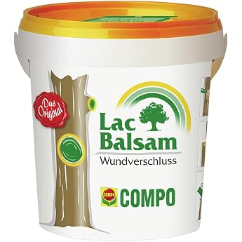 COMPO Lac Balsam&reg;, bark-coloured wound sealant, for fruit trees and ornamental trees, not dangerous to bees., 1 kg