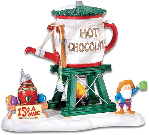 Department 56 North Pole Village - Figura decorativa de torre de chocolate caliente
