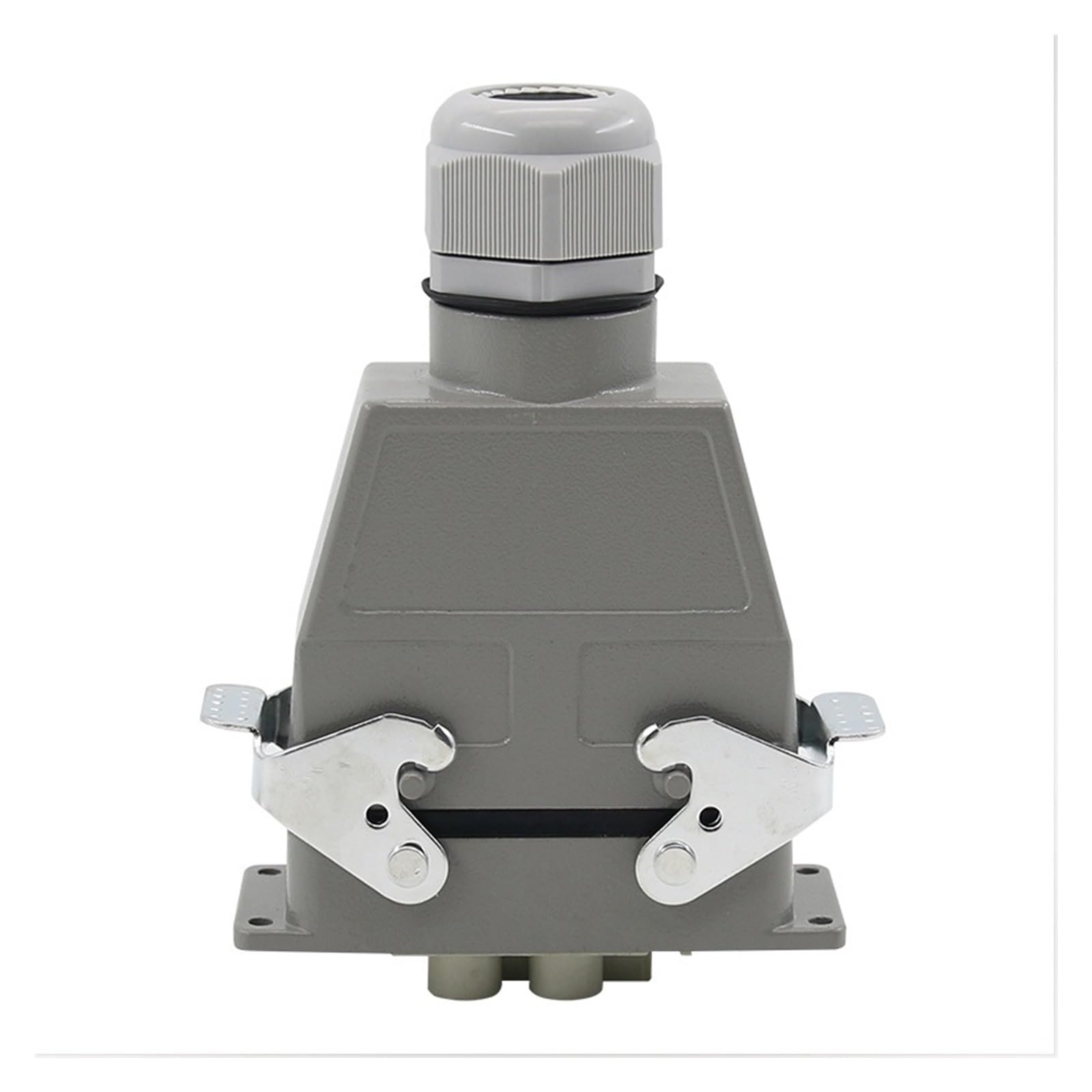 Conector rectangular resistente de 80A con un cierre seguro de hebilla única