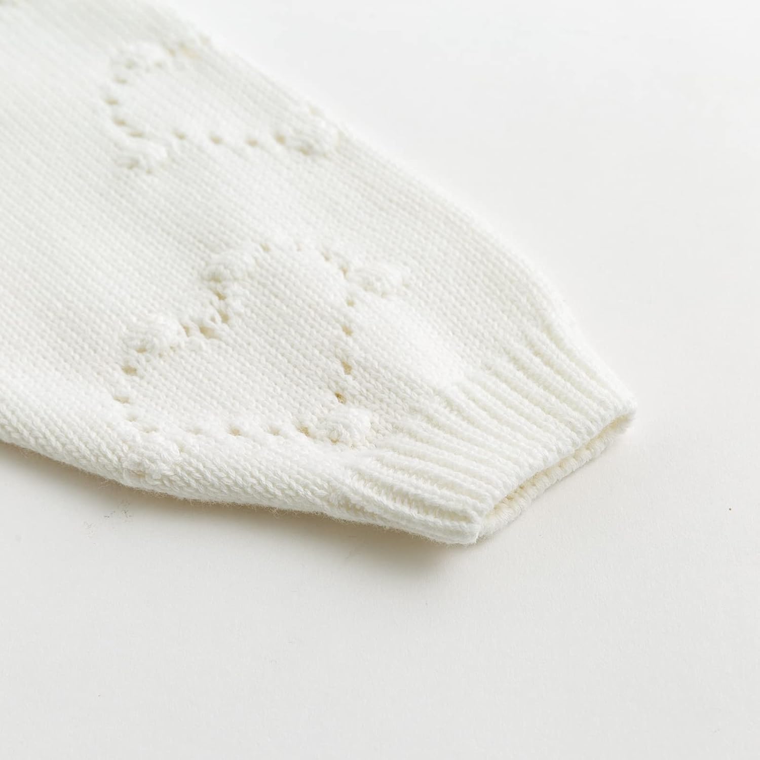 Curipeer Baby Girls Knitted Cardigan Pompoms Sweater Toddler Long Sleeve Jacket Outerwear 6M-4Y - Image 5