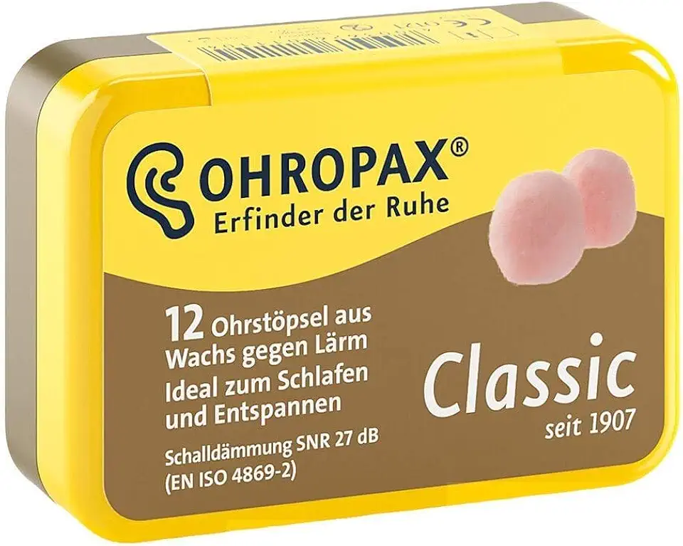 Protetor Auricular Cera Ohropax Classic 22dB - 6 Pares