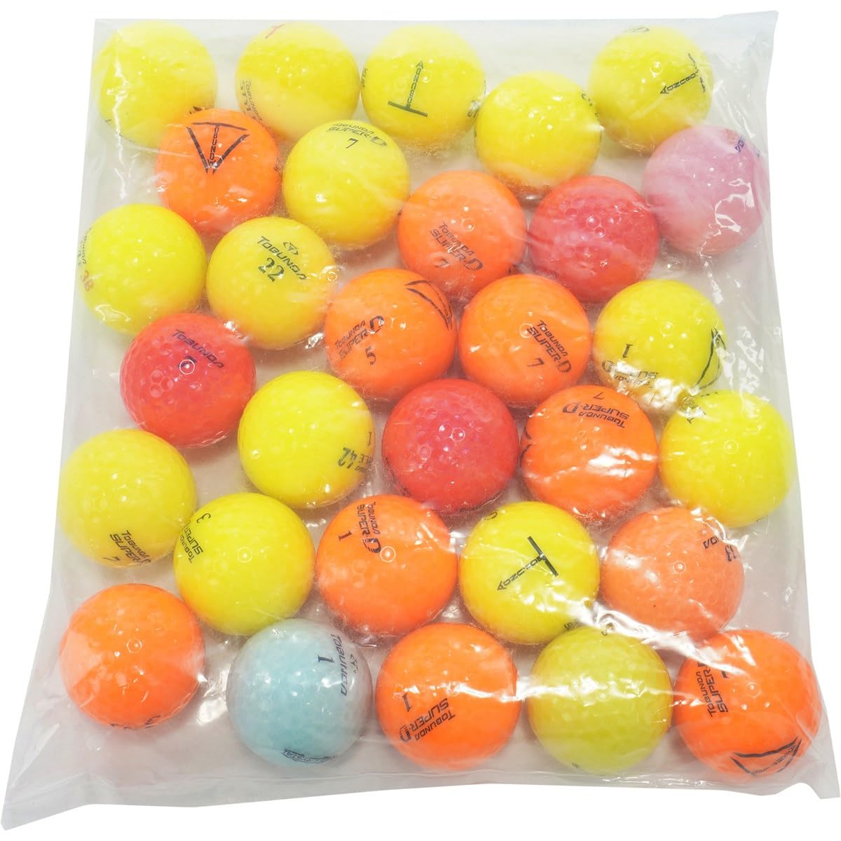 Amazon.co.jp: Lost Ball トブンダ 飛距離重視 混合 ボール 30個