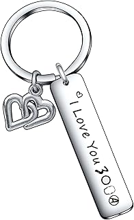 Boyfriend Gift Comic Movie Gift Daughter Keychain father Gift Dad Keychain I Love You 3000 Jewelry for Dad Gift Daughter Gift Sister Gift Mom Gift I Love You 3000 Keychain (I Love You 3000 Keyring)