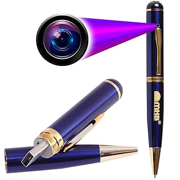 Spy Camera m mhb HD Spy Pen Camera Video/ Audio Hidden Recording,HD Sound Clearity Pen Wired Camera Updated Model Series-1 with Built in Memory. Everything is Updated and Best Performance