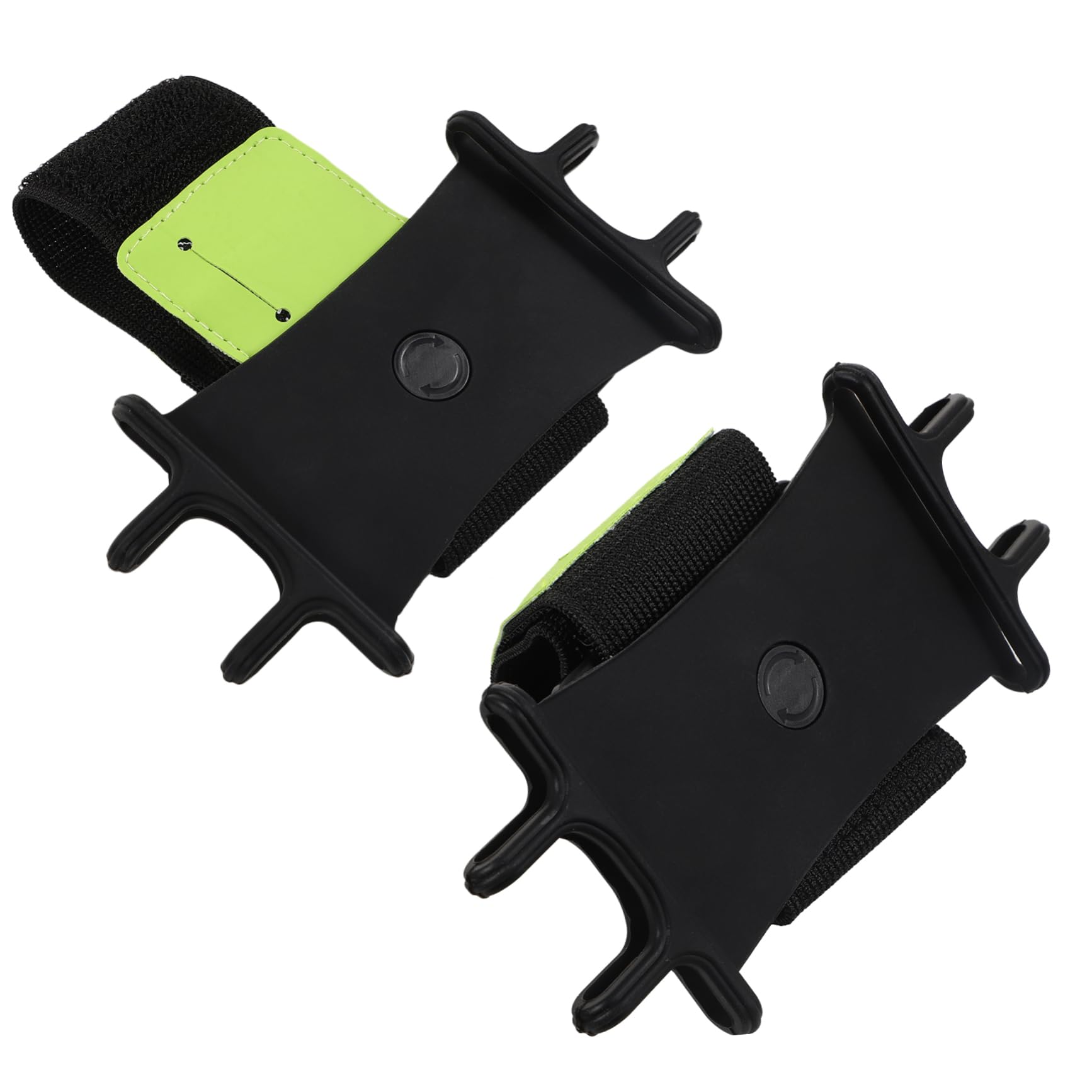 FUNOMOCYA 2Pcs Running Phone Holder with Rotation Arm Wrist Band for All Smartphones Skid Design for Cycling Jogging and Workouts Convenient Navigation Accessory