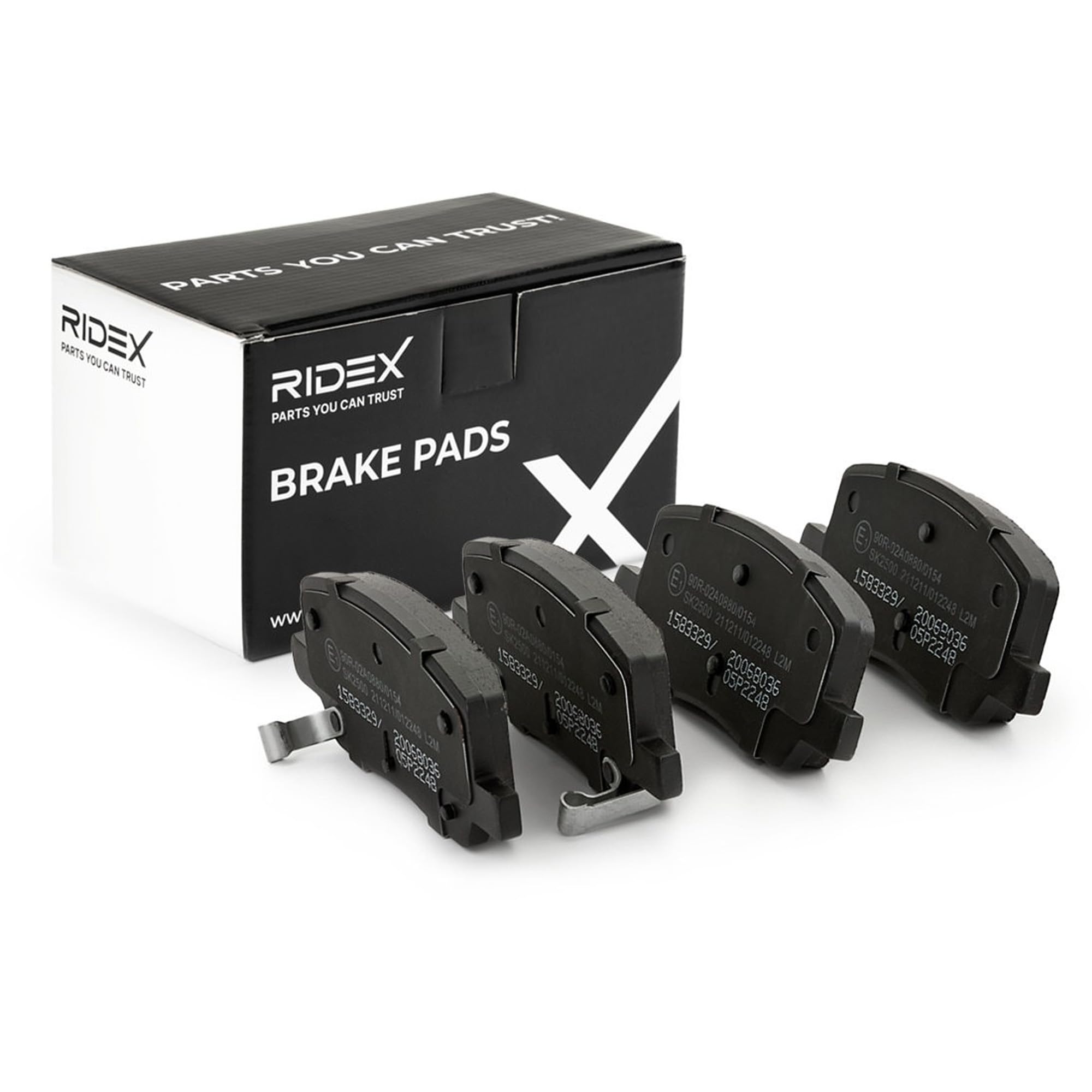 RIDEX 402B2004 Juego de pastillas de freno Trasero