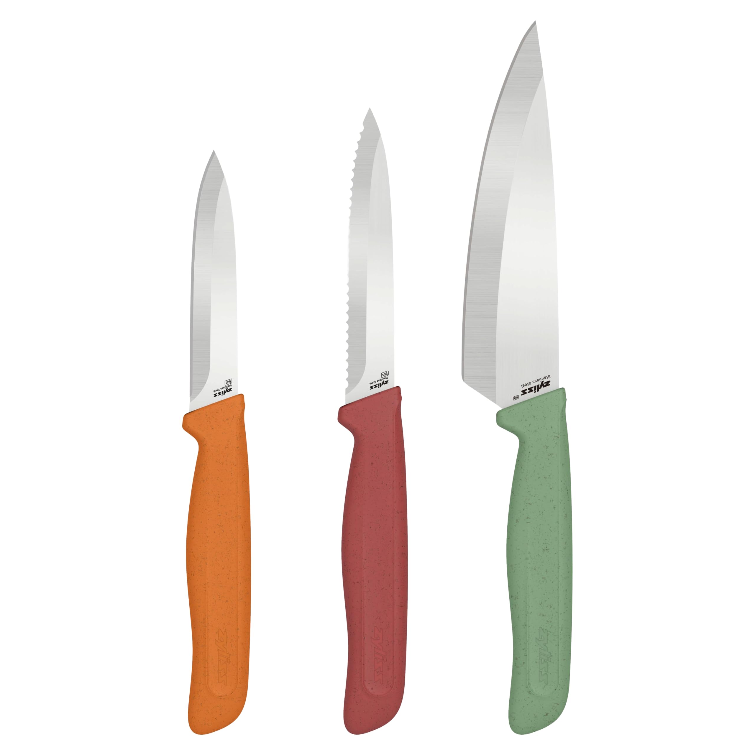 Amazon.com: Zyliss Classic 3 Piece Knife Set, Sharp Stainless