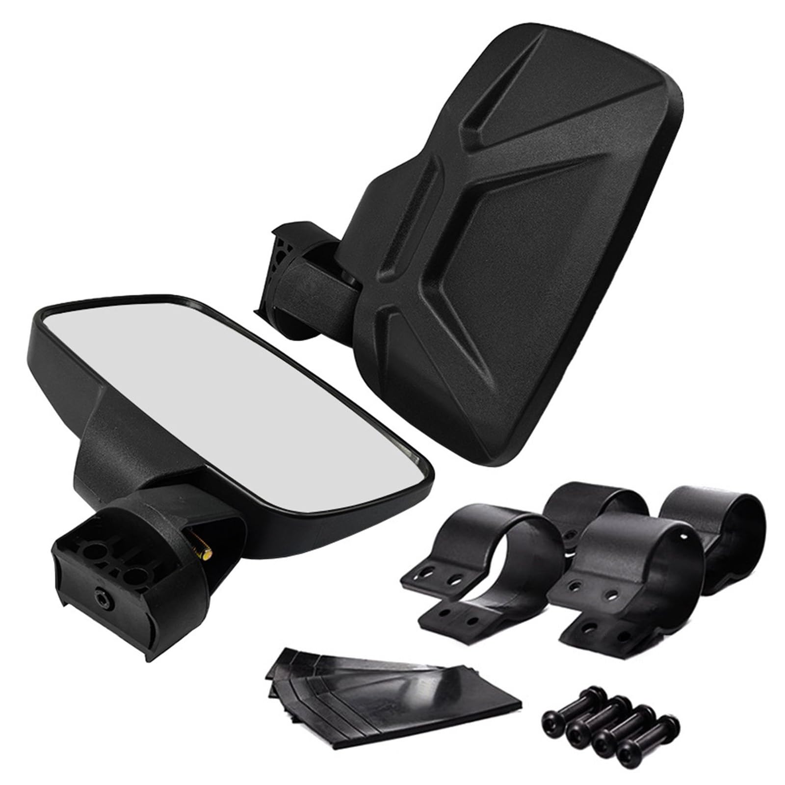 Vetro Laterale per Auto, Facile Installazione, Vetro Laterale Resistente, Ampi Angoli Visione, Accessori per Veicoli Regolabili
